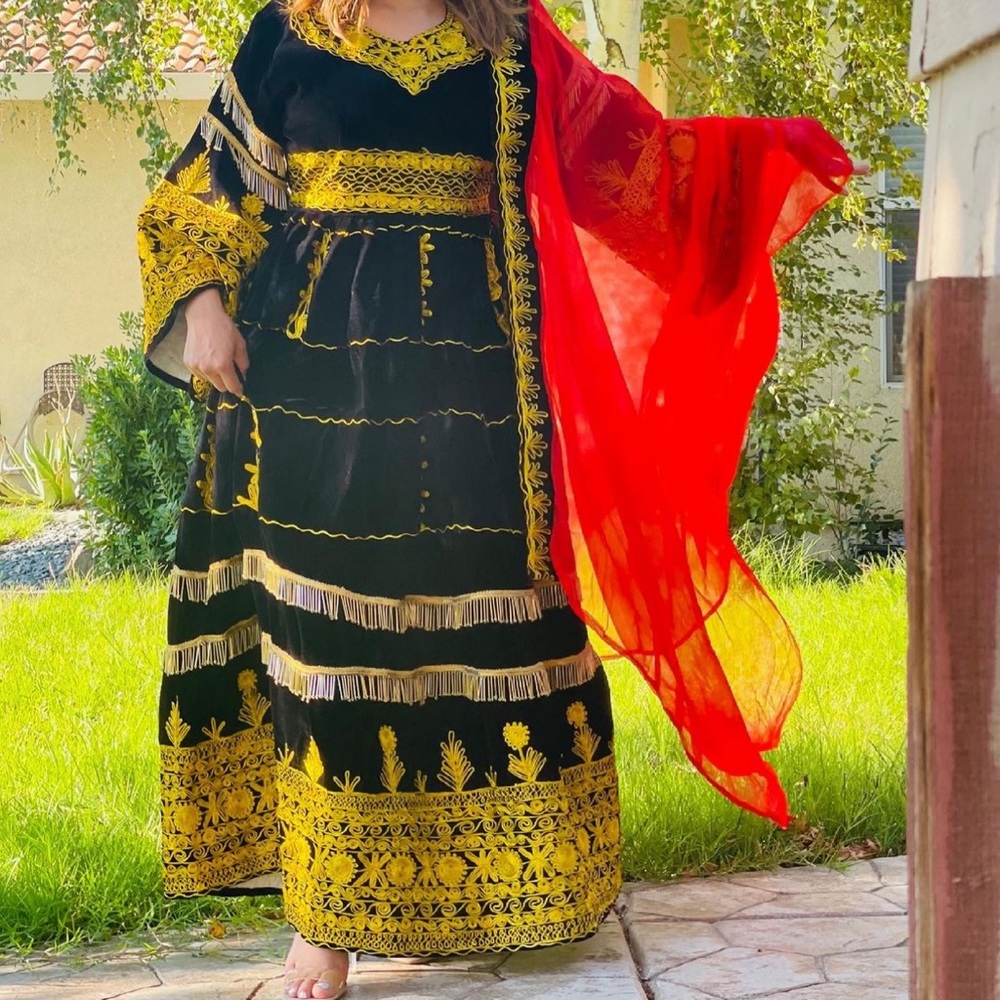 2 pieces afghani dress